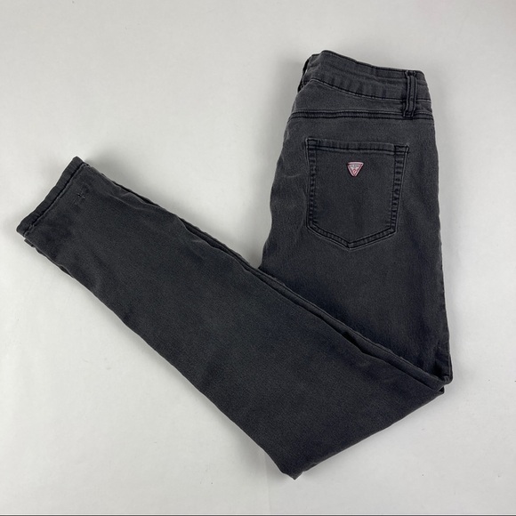 Guess Jeans Womens Black Vintage Skinny - Picture 1 of 7